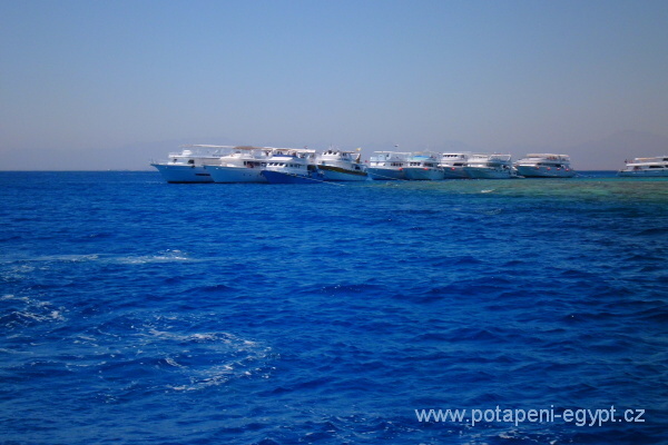 Hurghada, Small Giftun - nae lohehab / boat Shehab